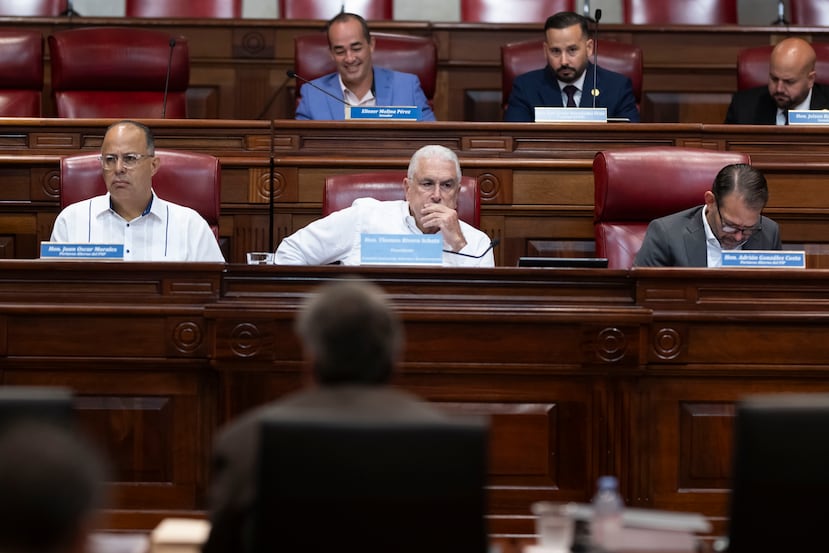 La Comisión de Innovación, Reforma y Nombramientos es presidida por Thomas Rivera Schatz (centro).