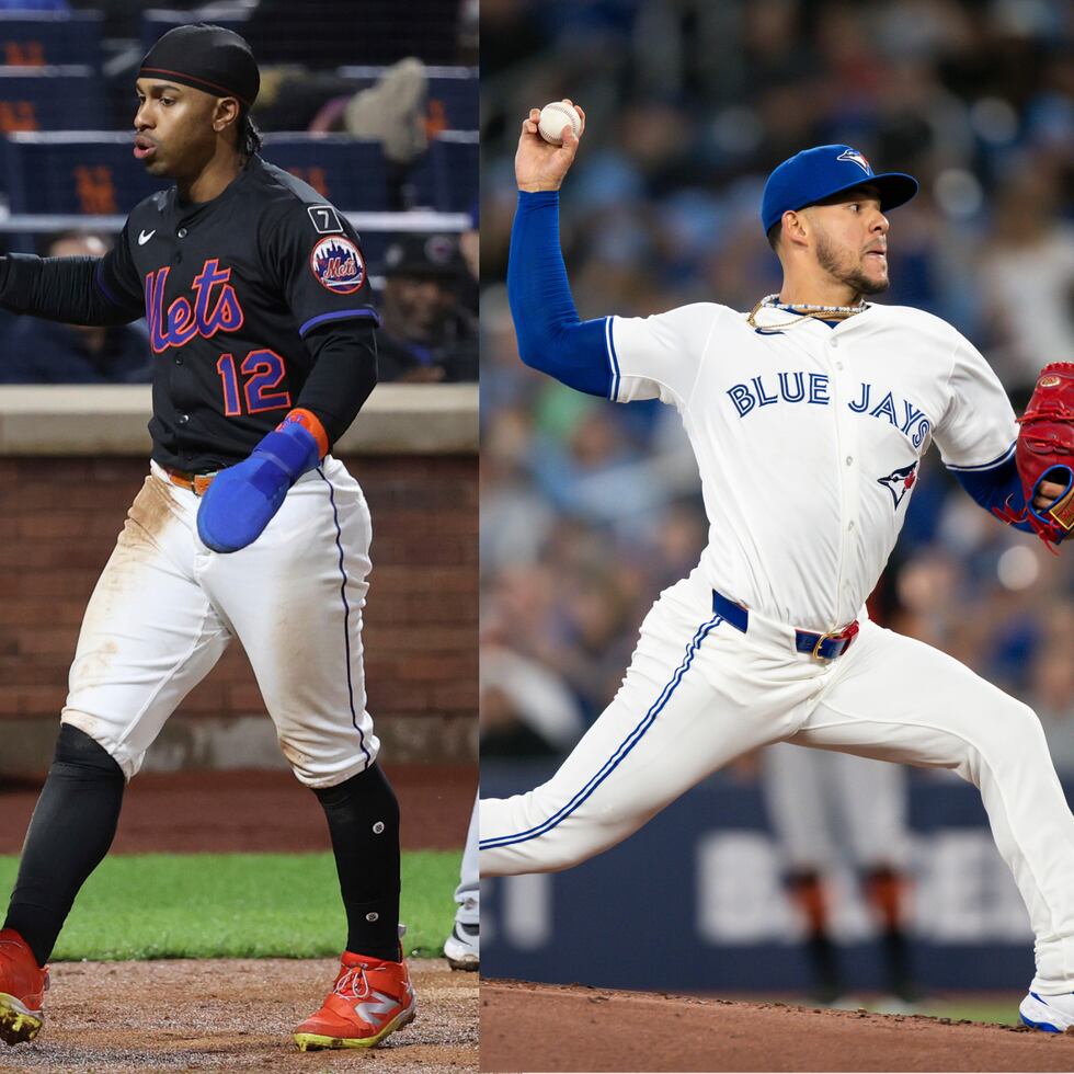 Francisco Lindor (izquierda) y José Berríos (derecha) han sido nominados por sus respectivos equipos para el premio Roberto Clemente.