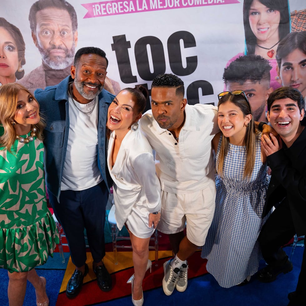 Elenco de la obra de teatro "Toc Toc".