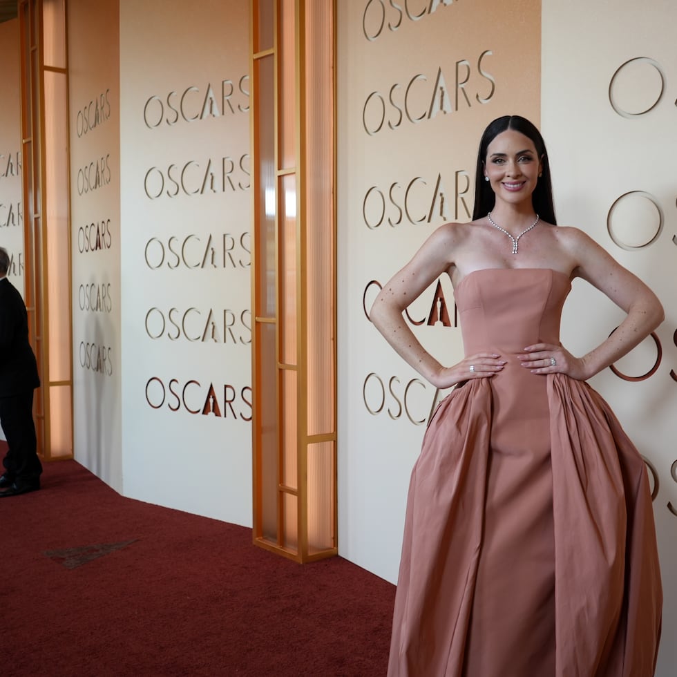 Estefanía Soto desde la alfombra roja de los premios Oscar 2026.