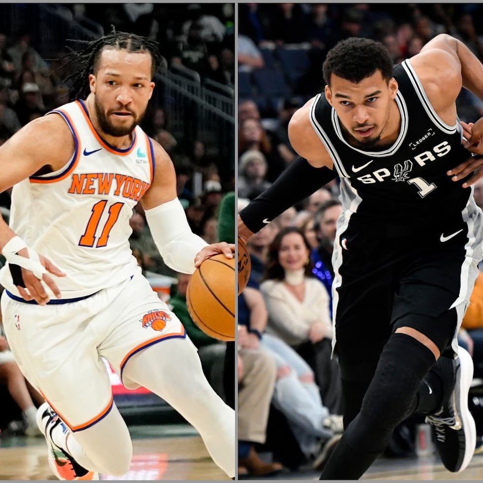 Jalen Brunson y Victor Wembanyama son las principales figuras de Nueva York y San Antonio, respectivamente.