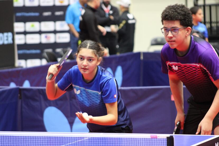 The table tennis event concludes Sunday.
