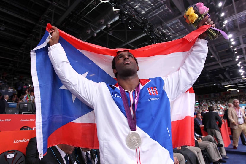 2012 | Jaime Espinal se queda con la plata en lucha olímpica durante las Olimpiadas en Londres. (GFR Media)