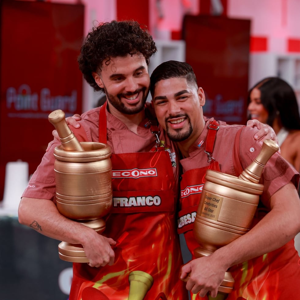 Franco Micheo y Luis Morales “Bebesauro”.