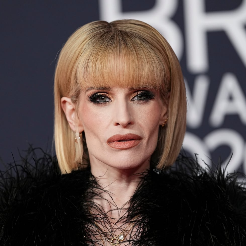 Kelly Osbourne poses for photographers upon arrival at the Brit Awards 2026 in Manchester, England, Saturday, Feb. 28, 2026. (Photo by Scott A Garfitt/Invision/AP)