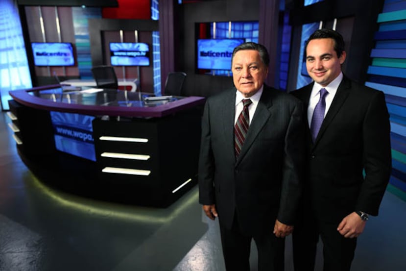 Lo que lo llena de satisfacción es que se va del canal dejando a su hijo, Guillermo José Torres, quien empezó recientemente como reportero de Noticentro al amanecer. (Archivo)
