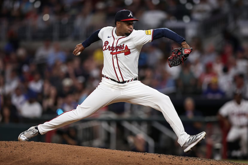Alexis Díaz terminó la temporada con los Braves de Atlanta.