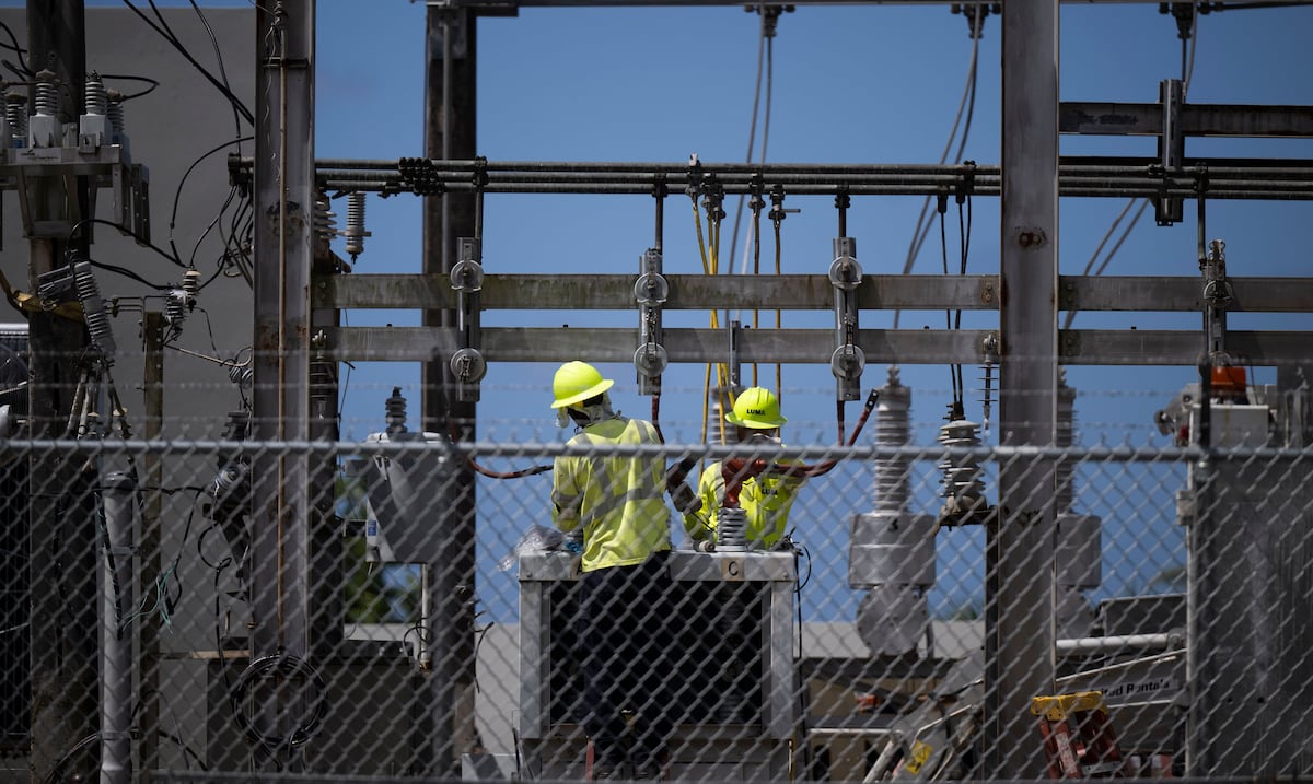 LUMA Energy repara avería en subestación Covadonga que dejó sin luz a 290 clientes