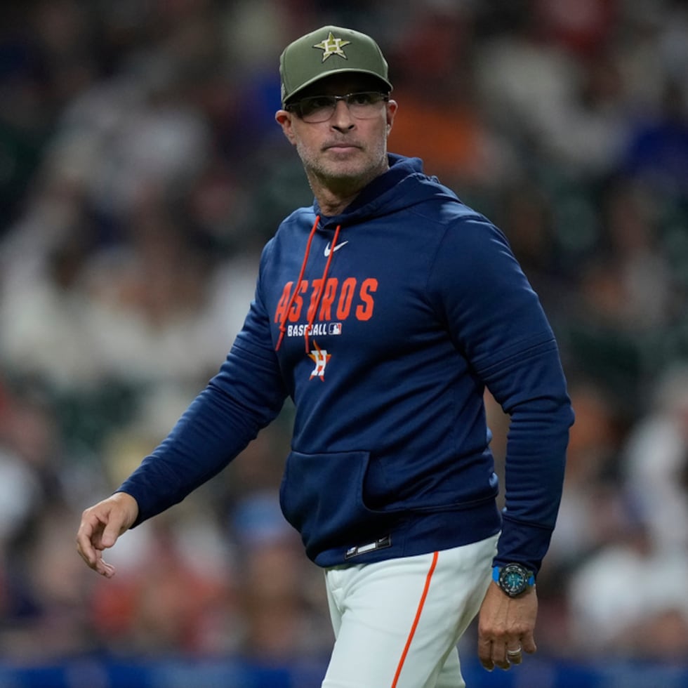 Josué Espada ha llevado a los Astros a los playoffs en dos de sus primeras tres campañas como mánager.