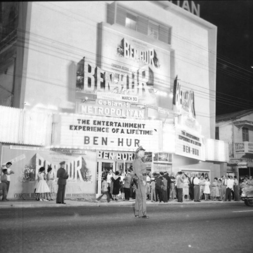 Estreno de la película Ben-Hur en el cine Metropolitan de Santurce Circa.1960’s