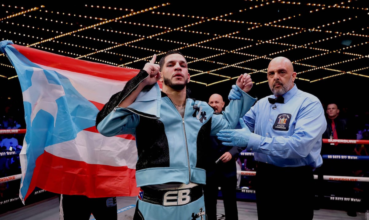 Edgar Berlanga vence por nocaut técnico a Steven Butler en el Madison Square Garden