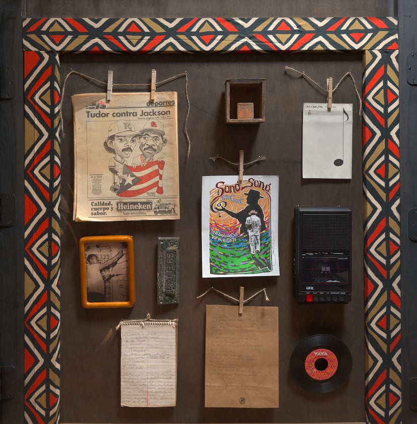 Parte de la obra “La caja de la memoria viva”.