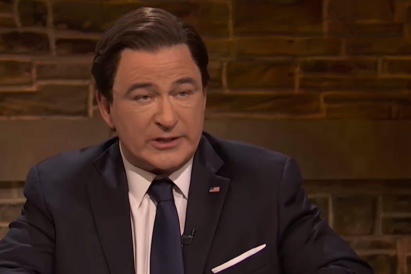Alec Baldwin apareció en Saturday Night Live interpretando al conductor Bret Baier, de Fox News.