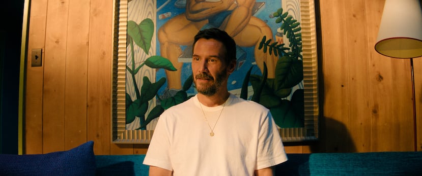 El actor Keanu Reeves es el protagonista de la película "Outcome", de Apple TV+.