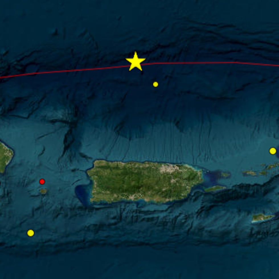 Un temblor se registró a las 10:18 a.m. de hoy al norte de Puerto Rico, informó la Red Sísmica de Puerto Rico.