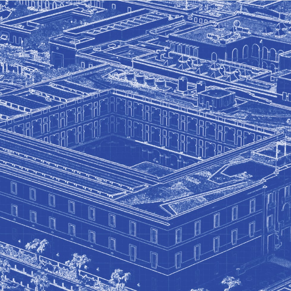 Ilustración del Cuartel de Ballajá incluida en el Plan Estatal de Conservación Histórica.