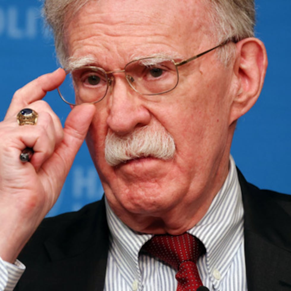 John Bolton habla en el Foro John F. Kennedy Jr. de la Harvard Kennedy School, el 29 de septiembre de 2025