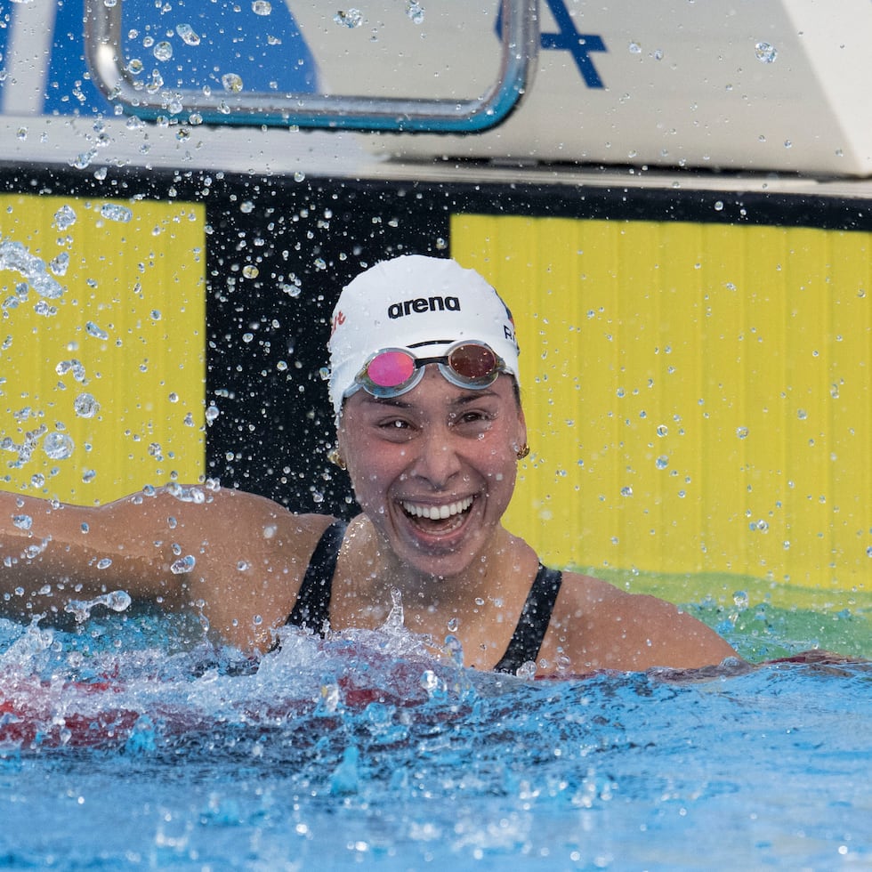 Kristen Romano detuvo el cronómetro en 58.79 segundos para conquistar el oro y establecer un nuevo récord centroamericano en los 100 metros mariposa.
