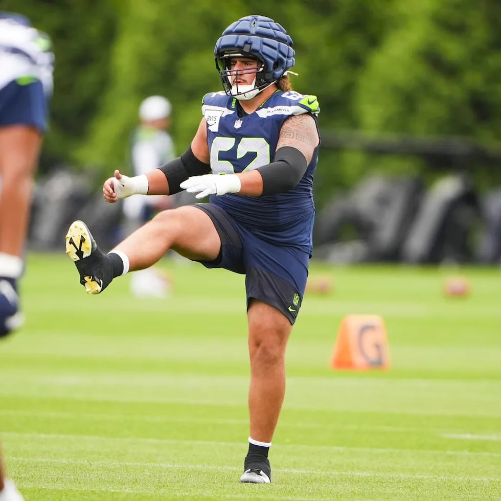 Federico Maranges forma parte del equipo de práctica de los Seahawks de Seattle.