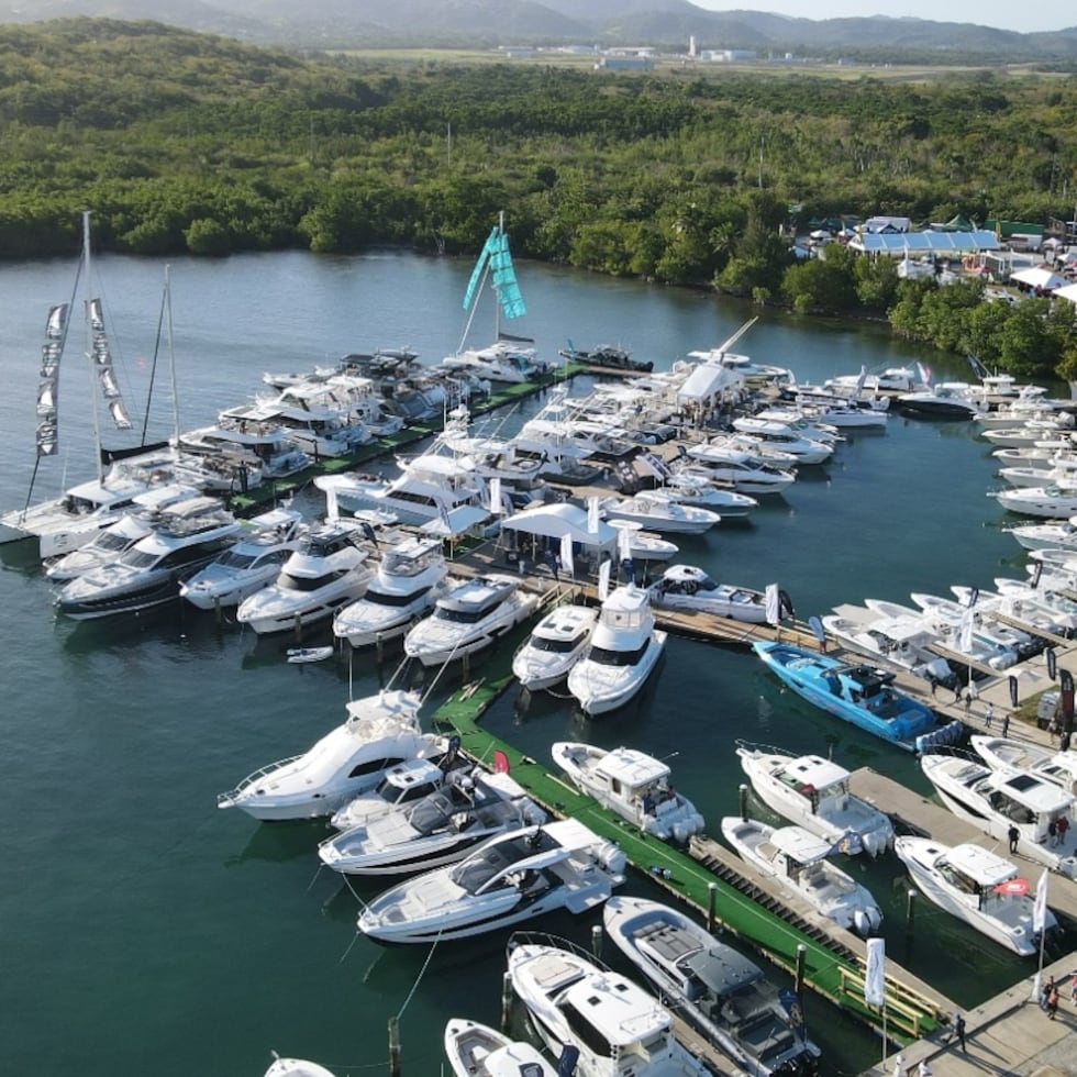 El Caribbean International Boat Show se celebra en la antigua base naval Roosevelt Roads, en Ceiba.