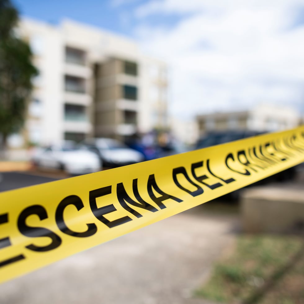 Una imagen de archivo de la escena del crimen.