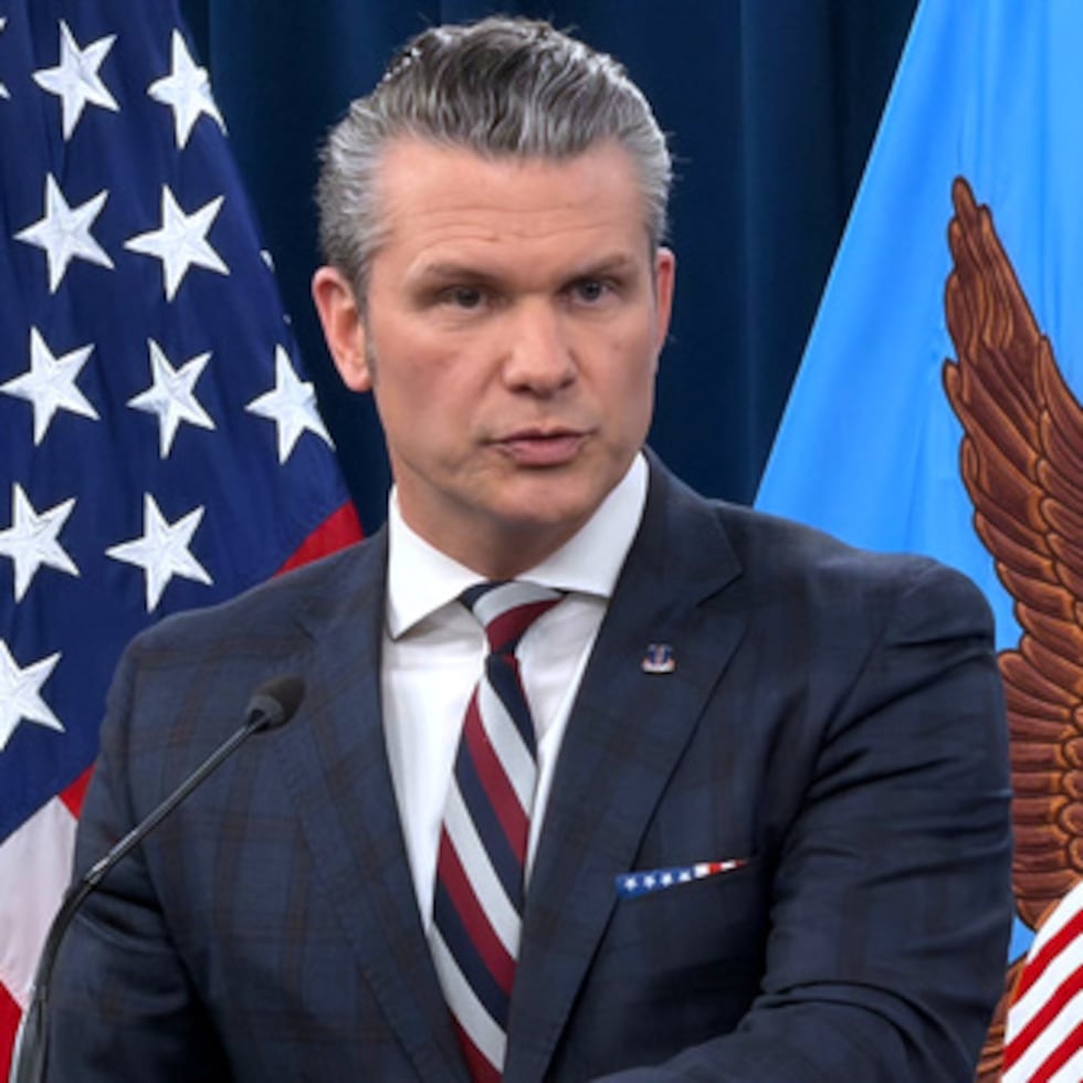 El secretario de Defensa, Pete Hegseth