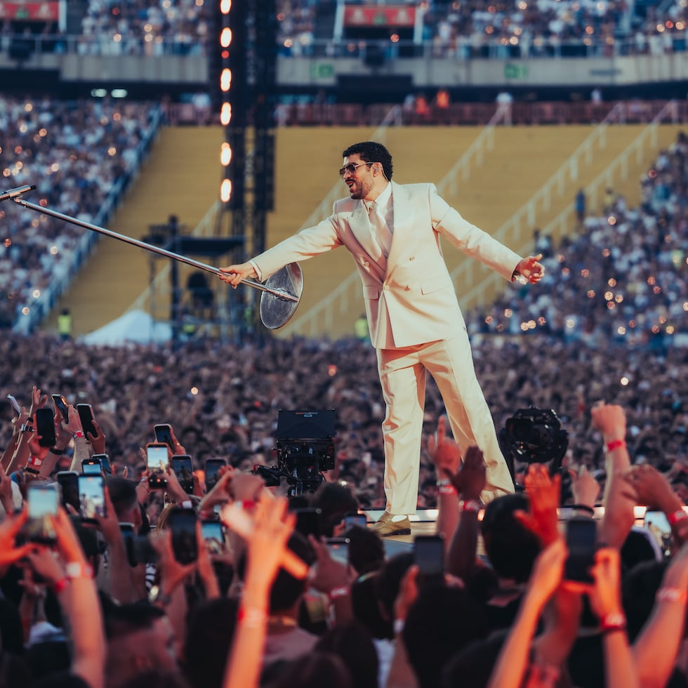 Con seis conciertos consecutivos en Barcelona, Lisboa y Madrid, Bad Bunny ha logrado reunir a más de 366,000 asistentes en menos de dos semanas. Fotos: Suministradas / Producción Bad Bunny