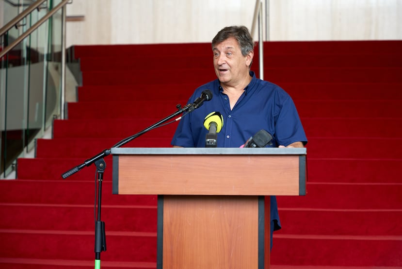 Marcelo Lombardero, director escénico de la pieza musical.