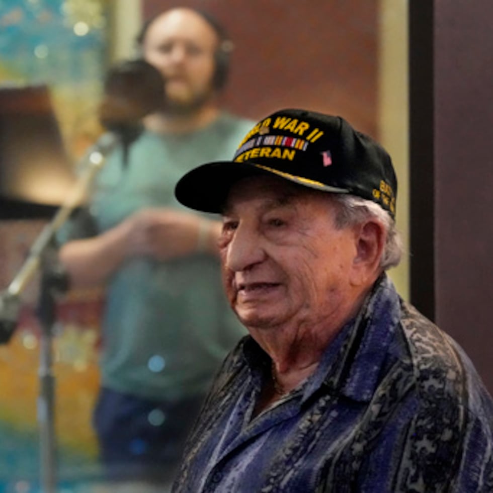 Irving Locker, veterano de 101 años.