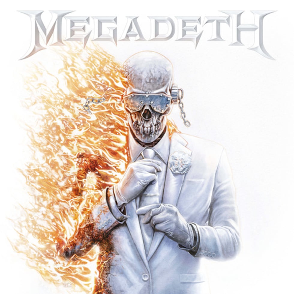Esta imagen de portada publicada por Tradecraft/BLKIIBLK muestra el álbum homónimo de Megadeth. (Tradecraft/BLKIIBLK vía AP)