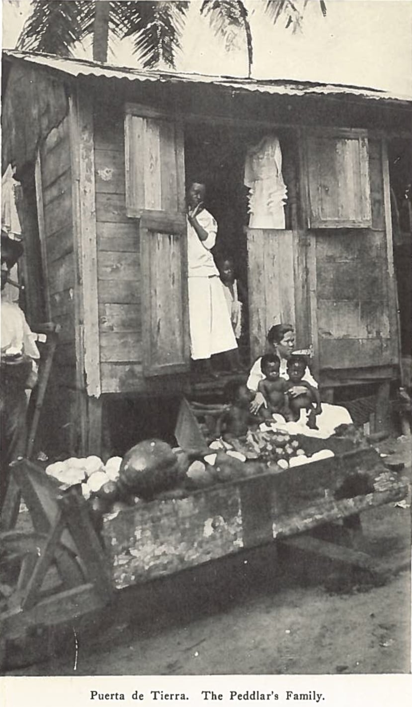 House on stilts in marshy area of Puerta de Tierra
