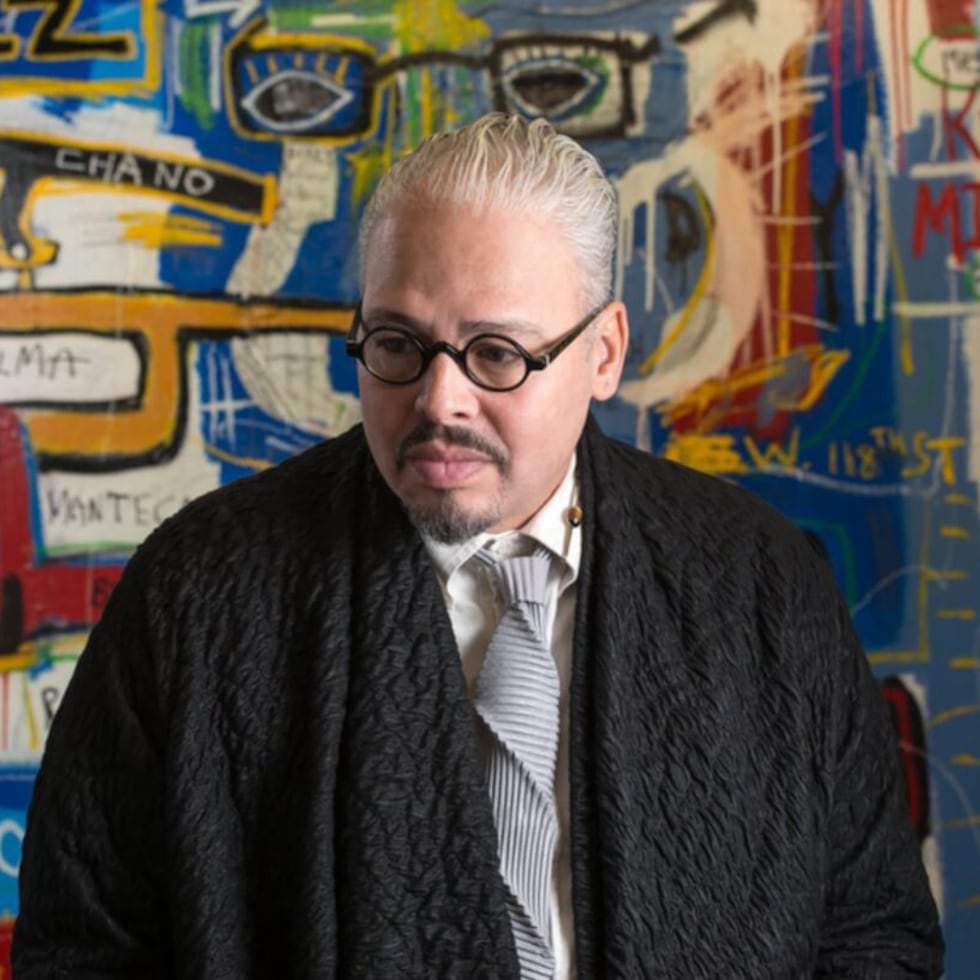 This is the first time in the history of The Wadsworth that the curatorial supervision of an exhibition has been entrusted to a guest curator from the community. Pictured is Andrés Chaparro.