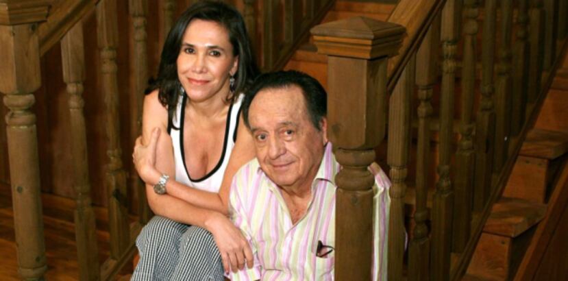 Florinda Meza y Chespirito se conocieron cuando ambos grababan para el programa de 'Chespirito'. (EFE)