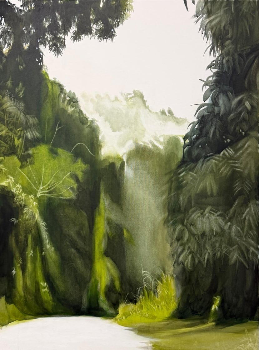 "Empañado", 36x48, de la artista Julianny Moyet Ortiz.