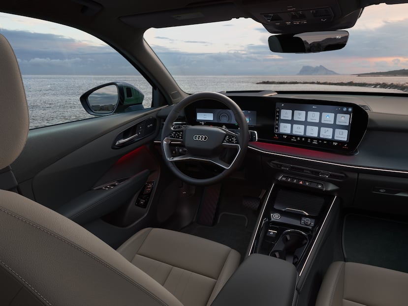 El interior de la nueva Audi Q3, disponible en el concesionario de la marca en San Juan.
