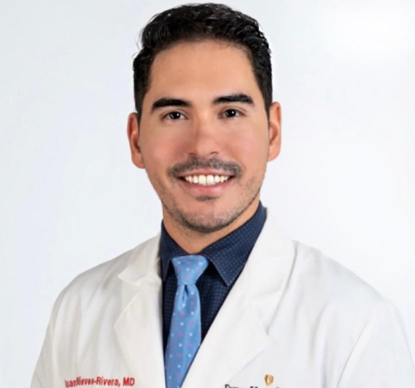 Dr. Juan Nieves, cardiólogo y especialista en fallo cardiaco.