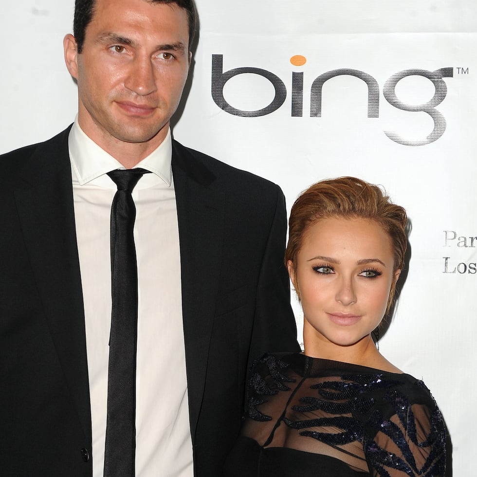 Vladímir Klichkó y Hayden Panettiere posan juntos en un evento celebrado en el 2010.