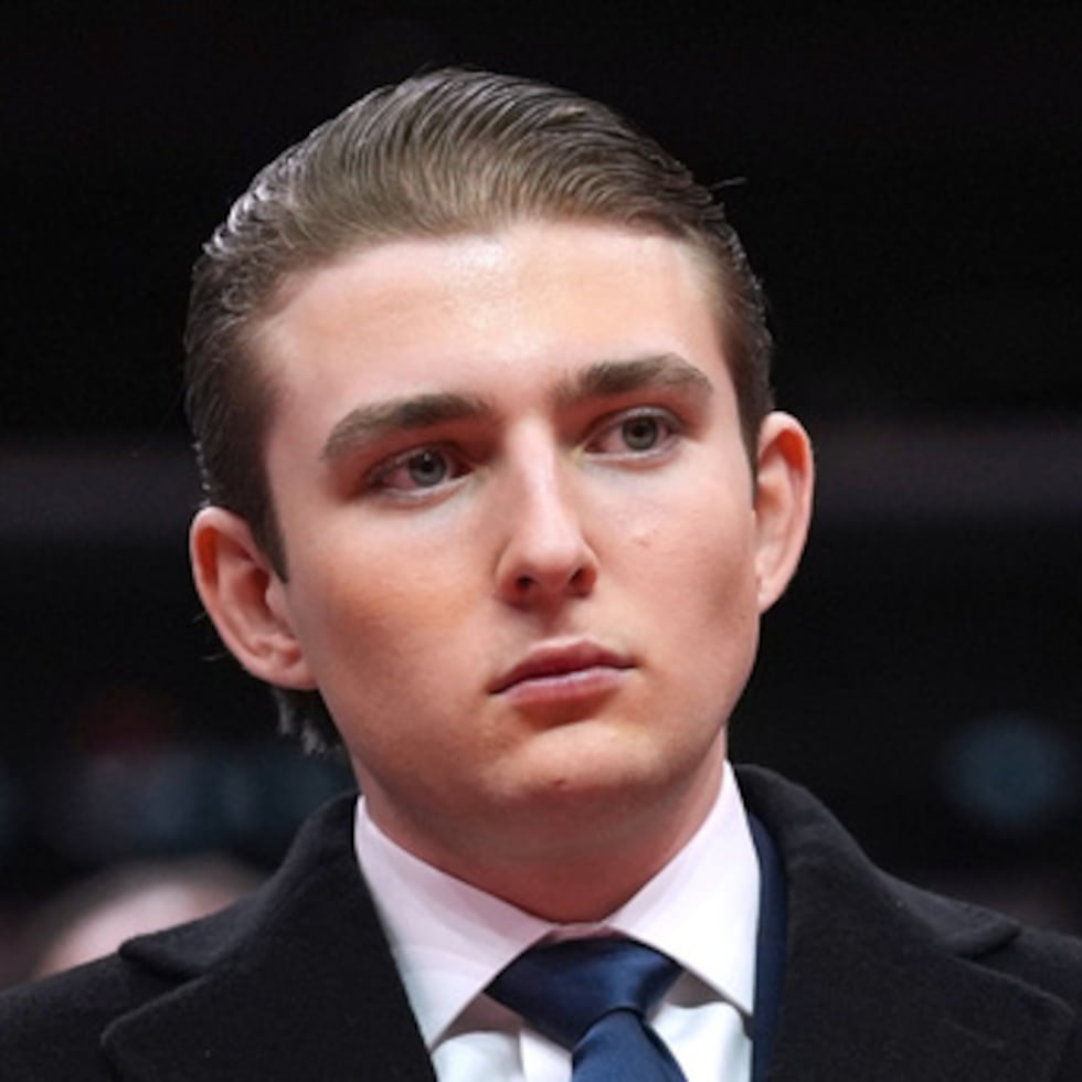 Barron Trump es el hijo menor del presidente Donald Trump.