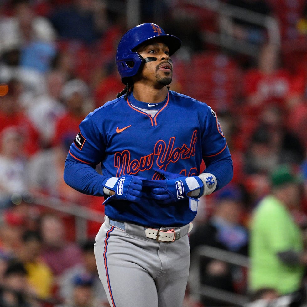 Francisco Lindor durante el partido ante los Cardinals de San Luis.