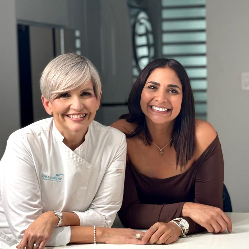 La chef Marilyn López junto a su hija, la chef Janshanic Santos.