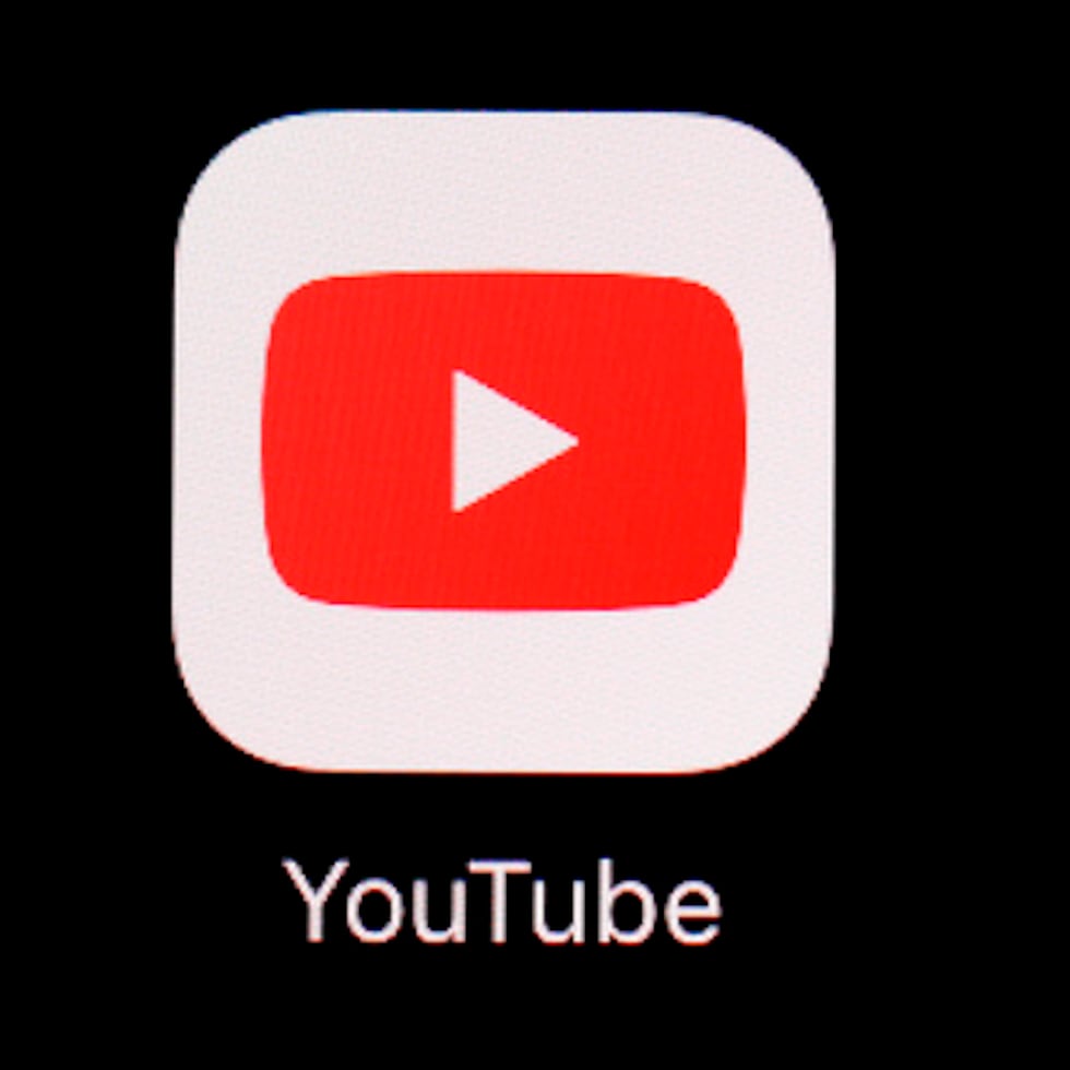 App de YouTube en iPad.