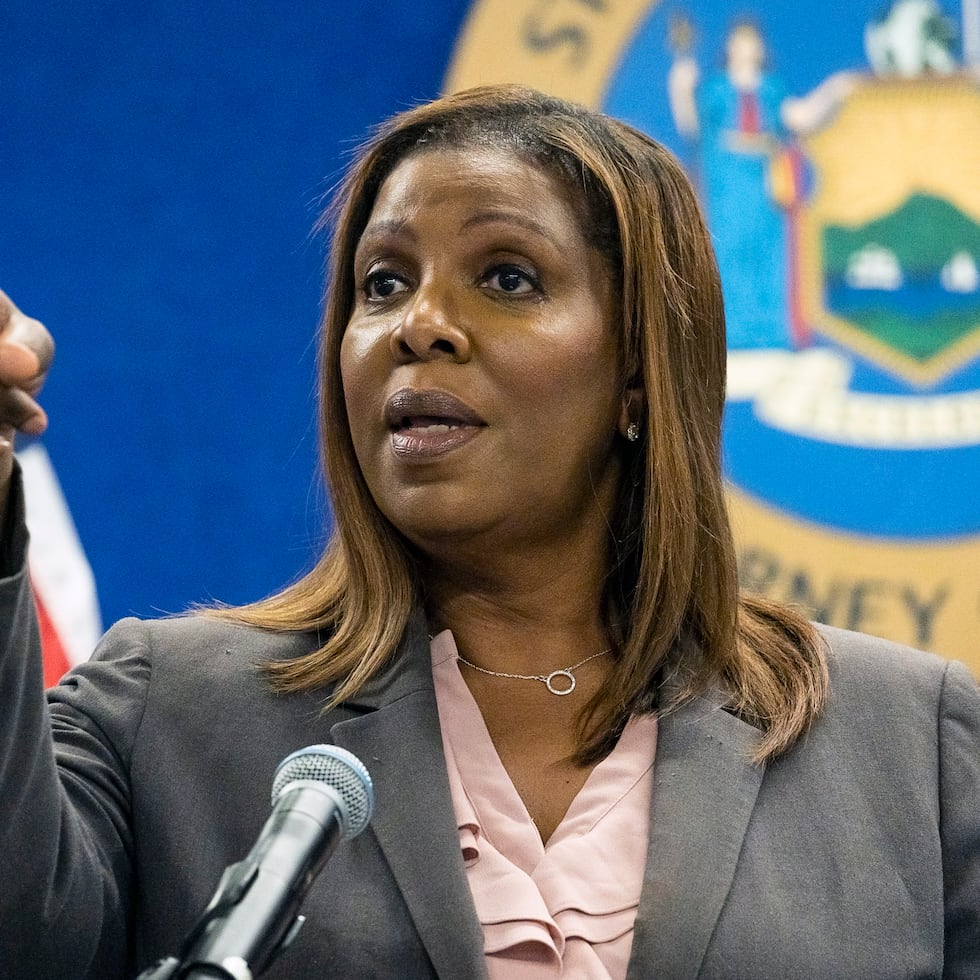 La fiscal Letitia James.