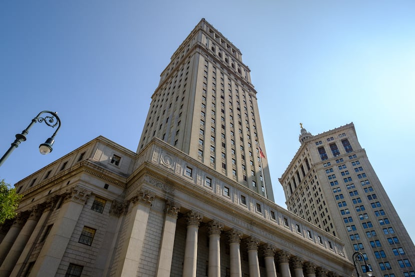 El edificio donde está el Tribunal federal en Nueva York.