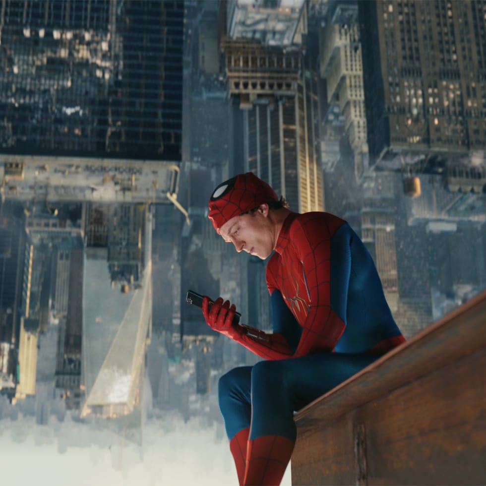 Tom Holland en una escena de "Spider-Man: Brand New Day."