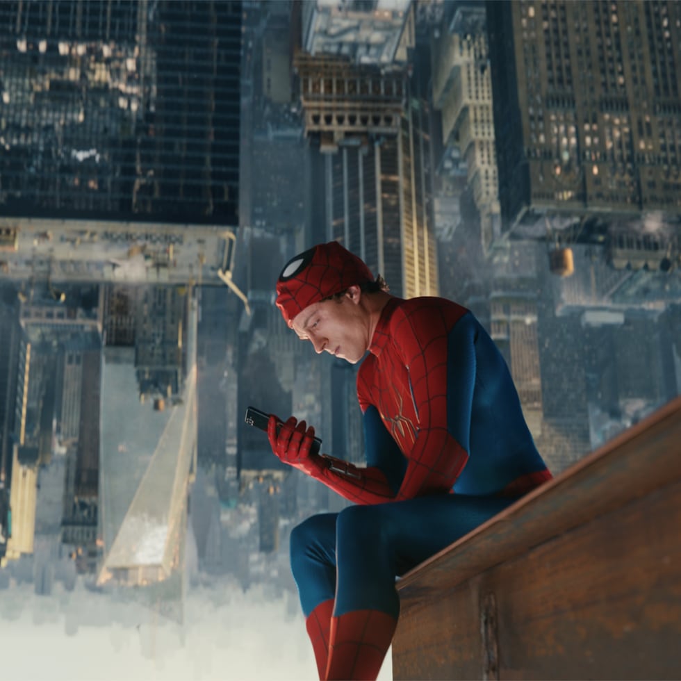 Tom Holland en una escena de "Spider-Man: Brand New Day."