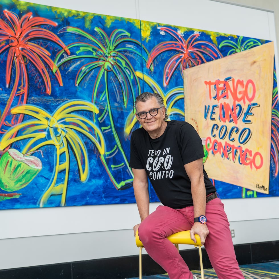Bernardo Medina, conocido artísticamente como BeMe, trendrá en exhibición 12 piezas de su creación en el Centro de Convenciones de Puerto Rico.