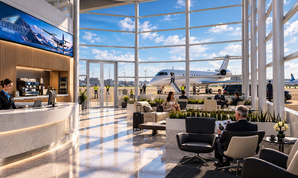 Inicia construcción de FBO BlueSky San Juan en aeropuerto Luis Muñoz Marín