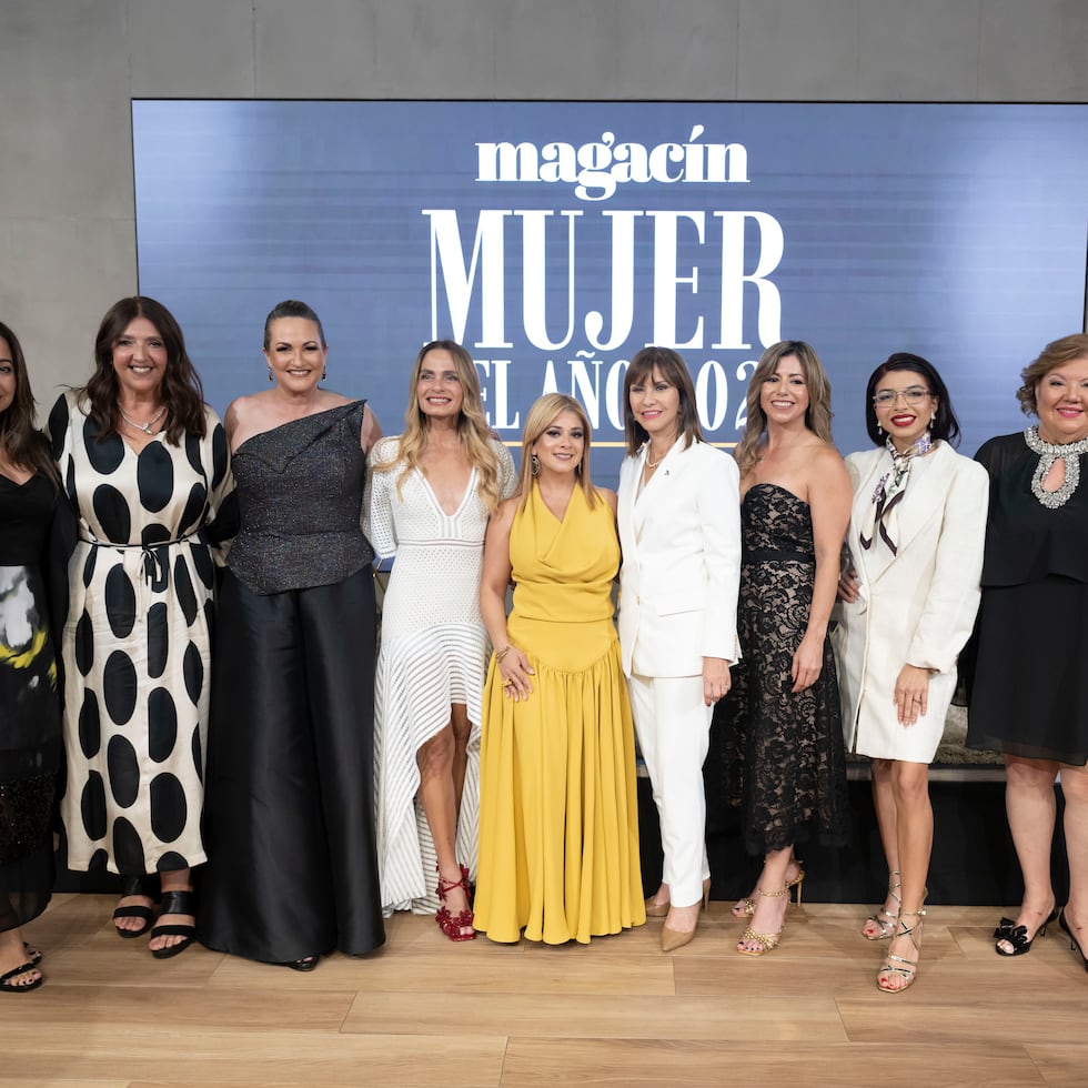 (De izquierda a derecha) Yalixa Rivera, Maricarmen “Tuti” Bou, Deborah Martorell, Liz López, Mayreg Rodríguez, Maritza Abadía, Deborah Maldonado, Paola Rivera, Gloria Vizcasillas y Leyra González.
