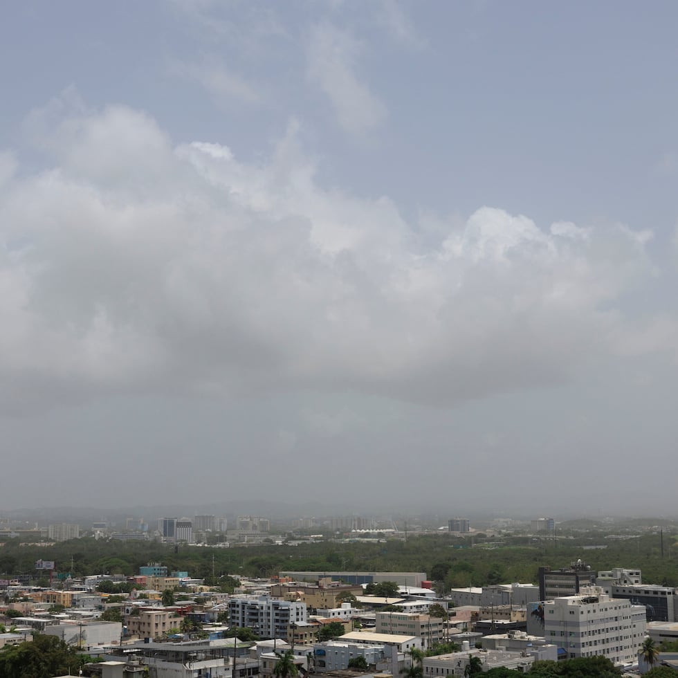 The hazy conditions will be followed by a warm pattern.