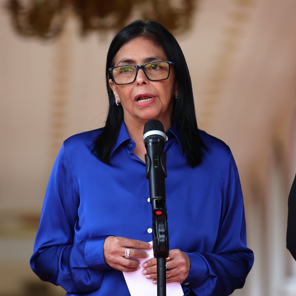La presidenta encargada de Venezuela, Delcy Rodríguez.